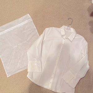 Anne Fontaine fitted cotton blouse. Size 44